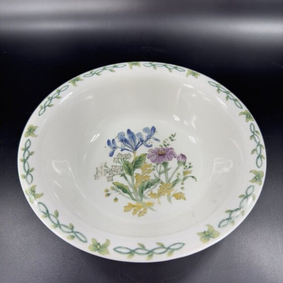 Thomson Pottery Floral Garden Set 2 Different Deep Dish Bowl Ceramic Set Bowls - Picture 10 of 16